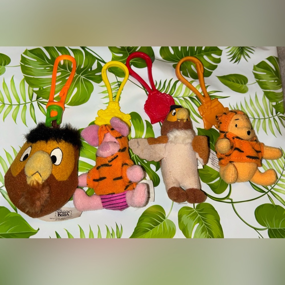 Disney The Tigger Movie McDonald’s Happy Meal Toys /Keychains